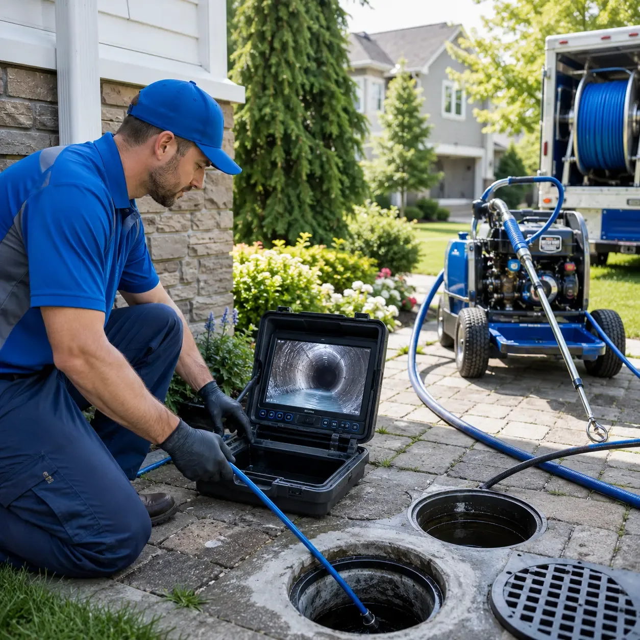Outdoor drain cleaning professionals serving South Vienna, OH
